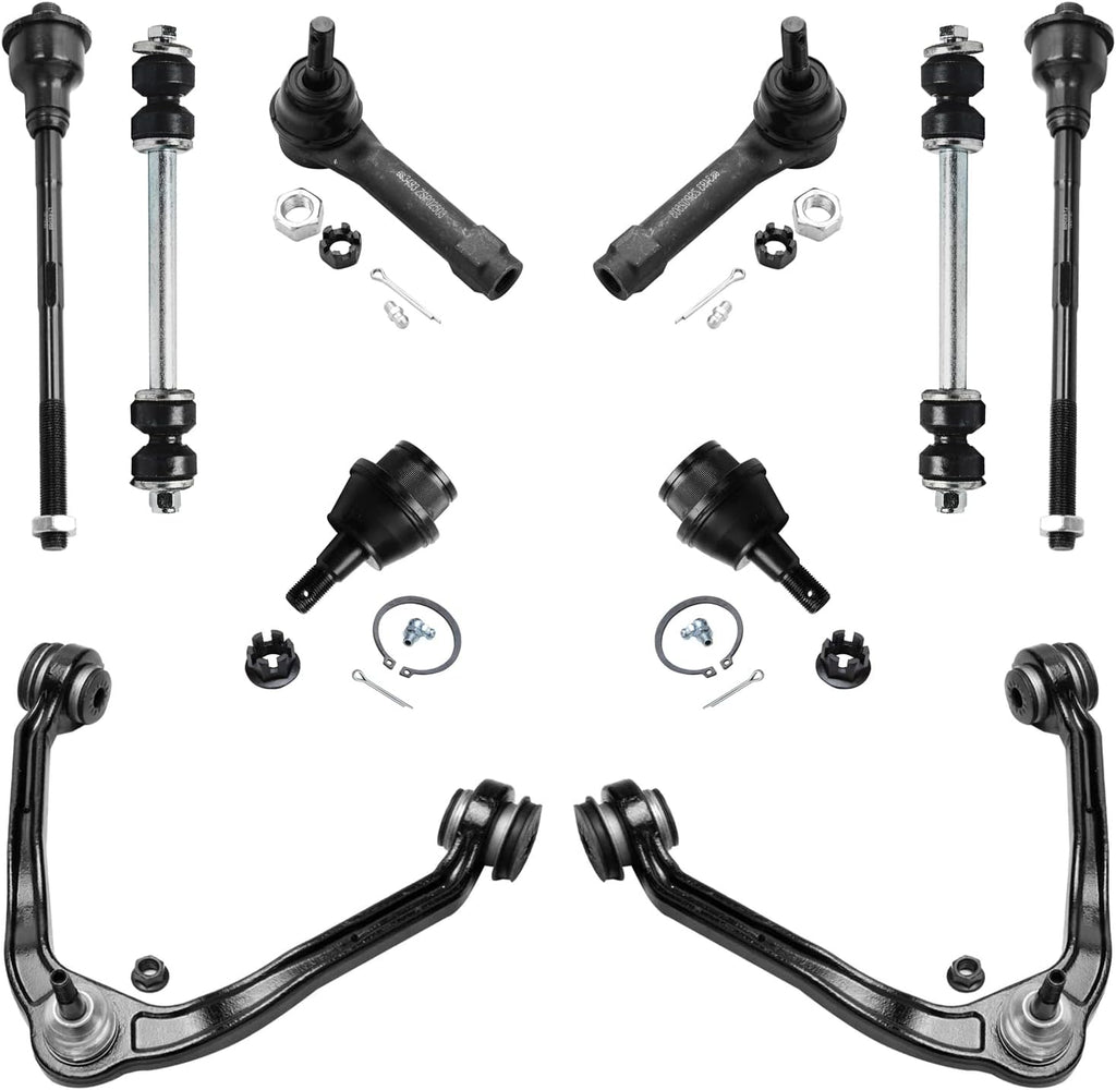 Front Upper Control Arm with Ball Joint and Sway Bar 10pc Set I1278