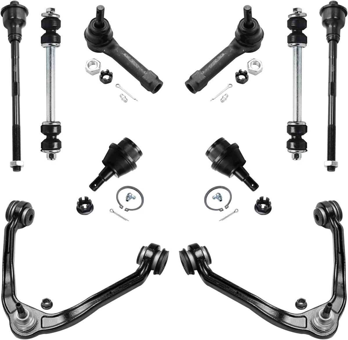 Front Upper Control Arm with Ball Joint and Sway Bar 10pc Set I1278