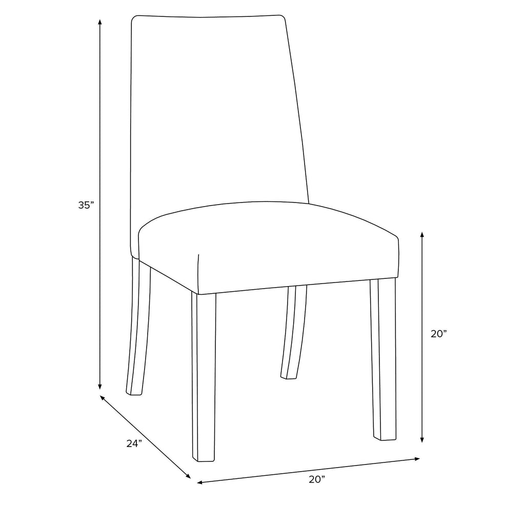 Light Gray Velvet Dining Chair S294194