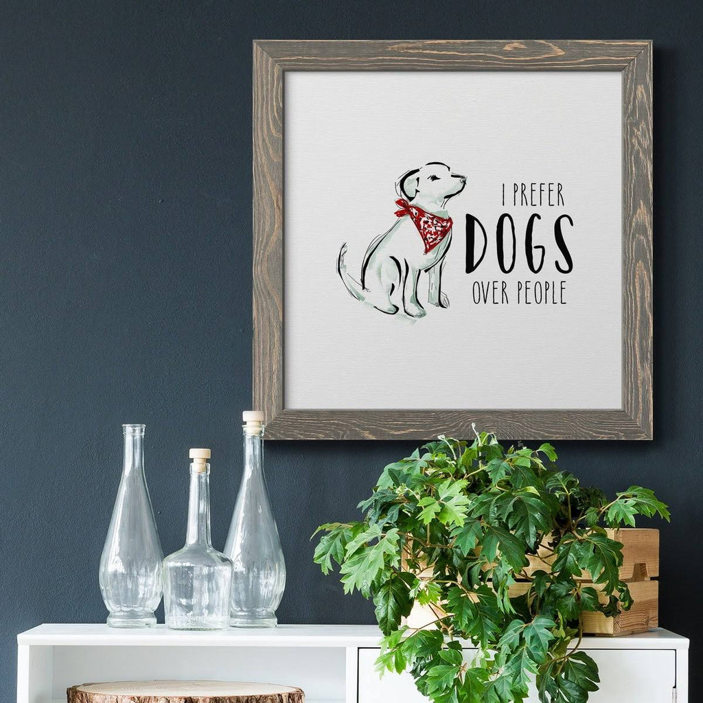 Premium Framed Canvas - 20x20 - White C60999