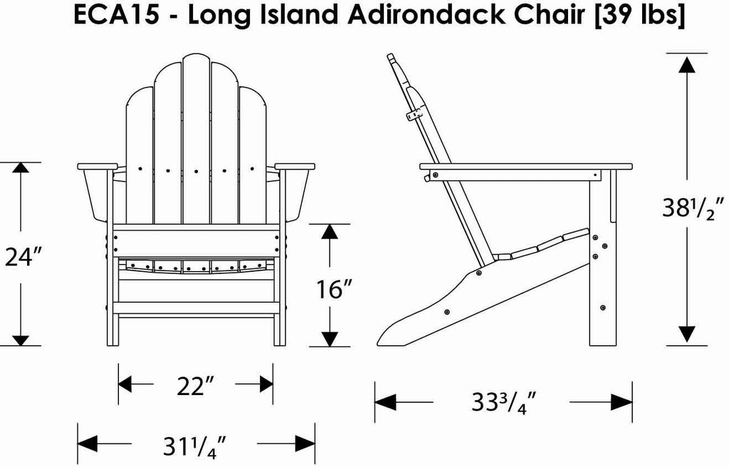 Sunset Red Adirondack Chair W2204