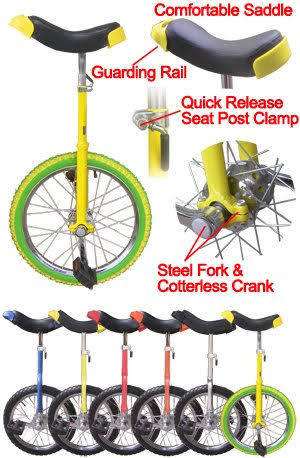 Lemon 16 inch Wheel Unicycle I226