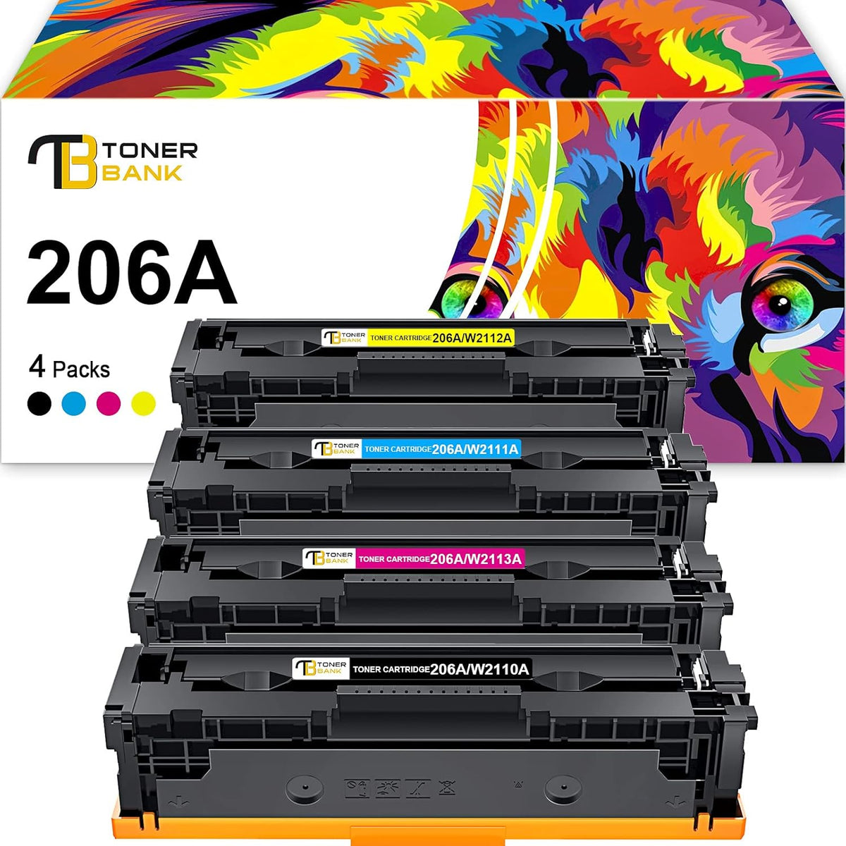 4-Pack Black Cyan Yellow Magenta Toner Cartridge W3777