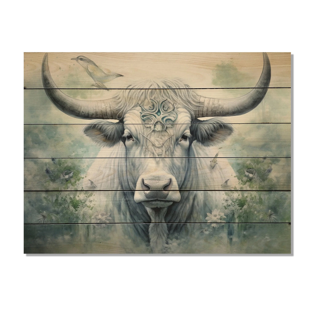 Natural Pine Wood Animals Print O3419