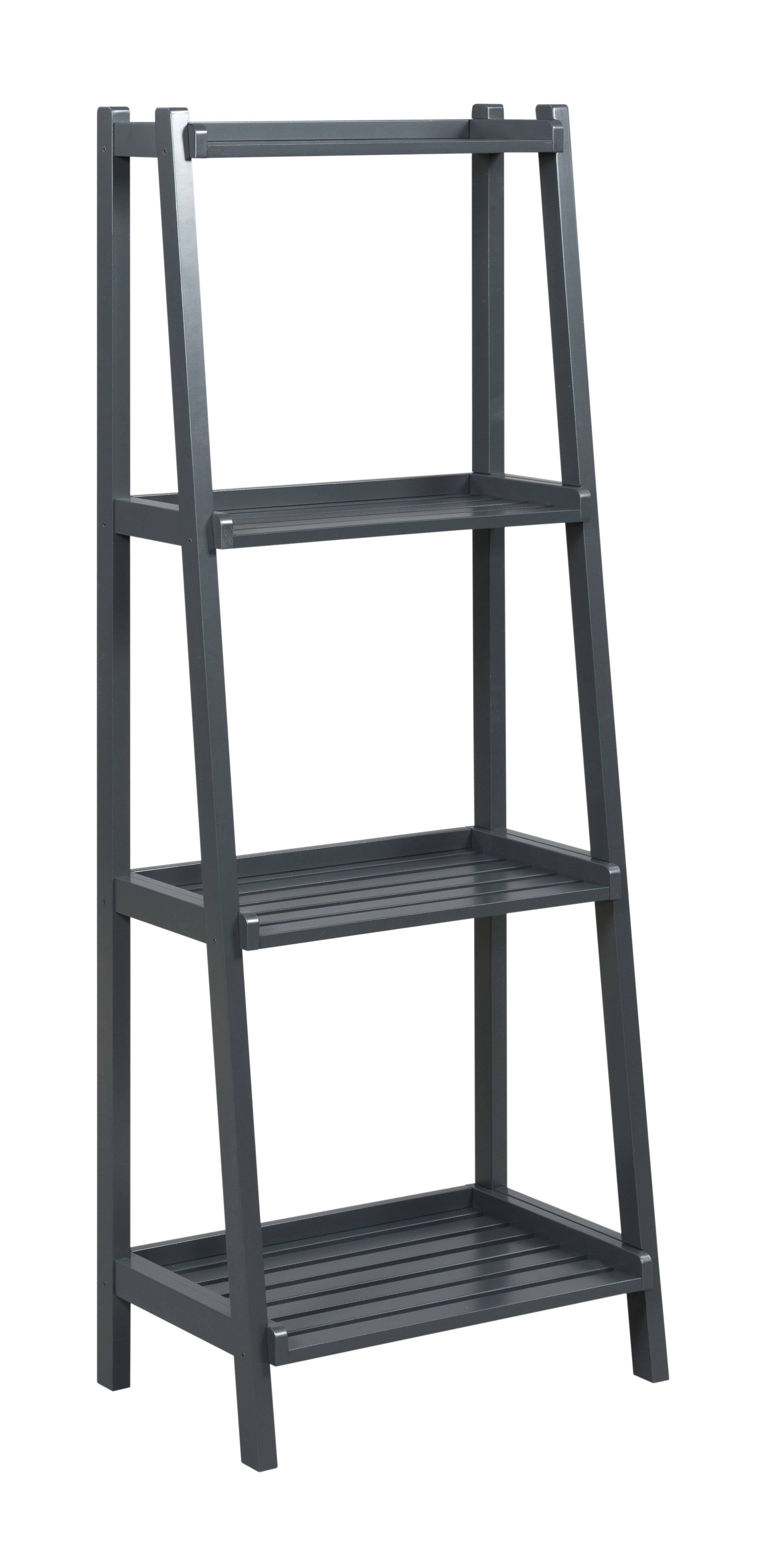 4 Shelves Bookcase in Graphite A486