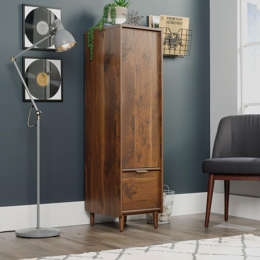 Storage Cabinet with File, Grand Walnut Finish R700
