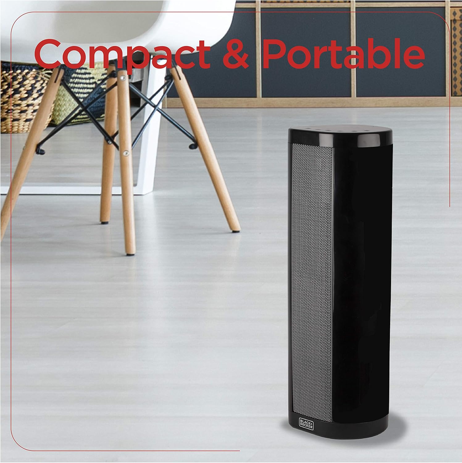 Tower Space Heater with Remote Control, 1500W, Pack of 2 T5167