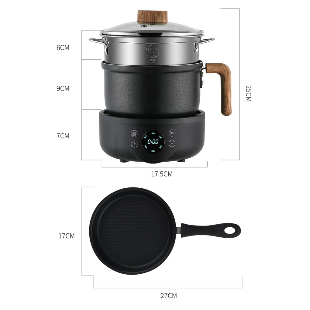Electric Cooker Warmer with 6 Cooking Modes M9100