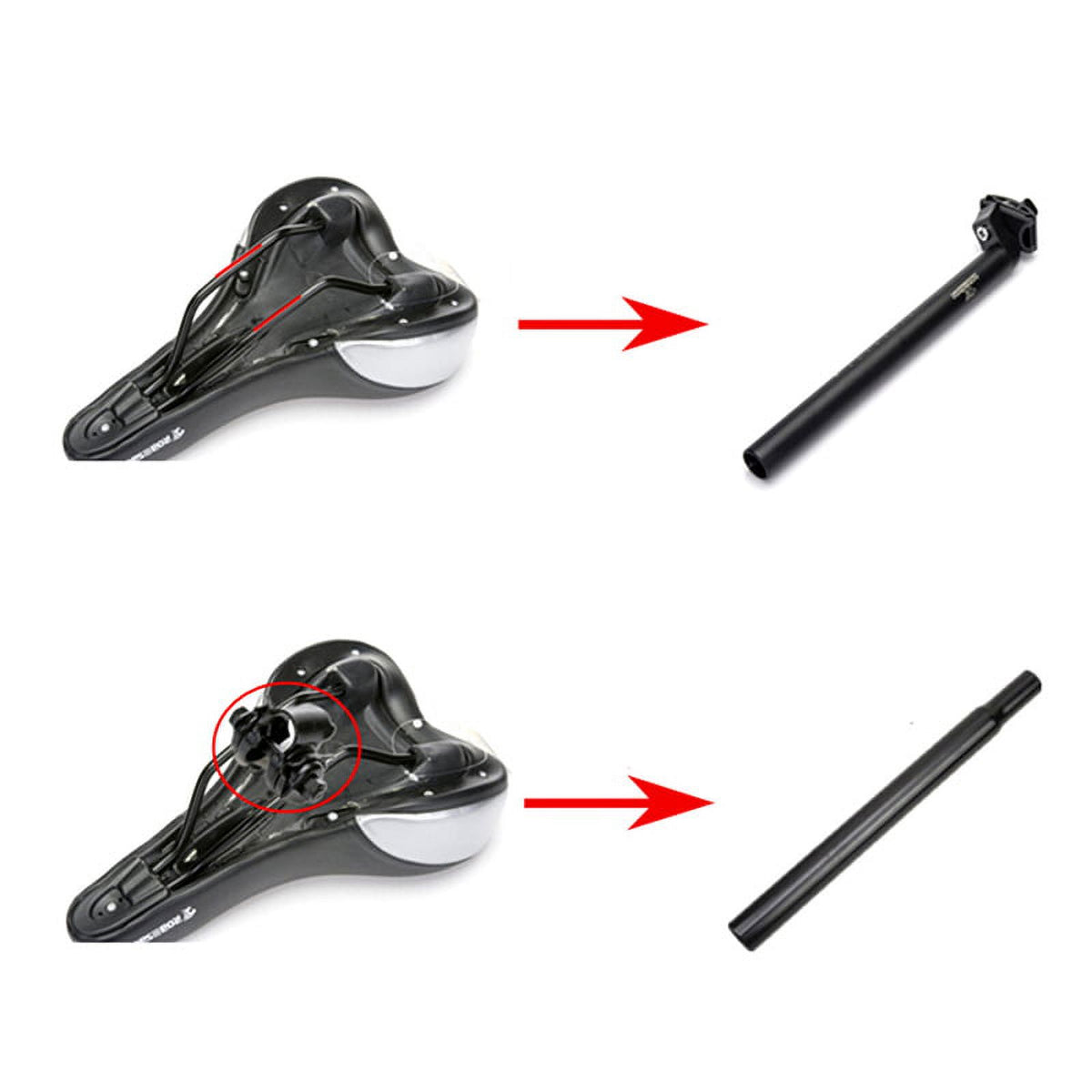 Mountain Bike Gel Comfort Saddle Seat U1567