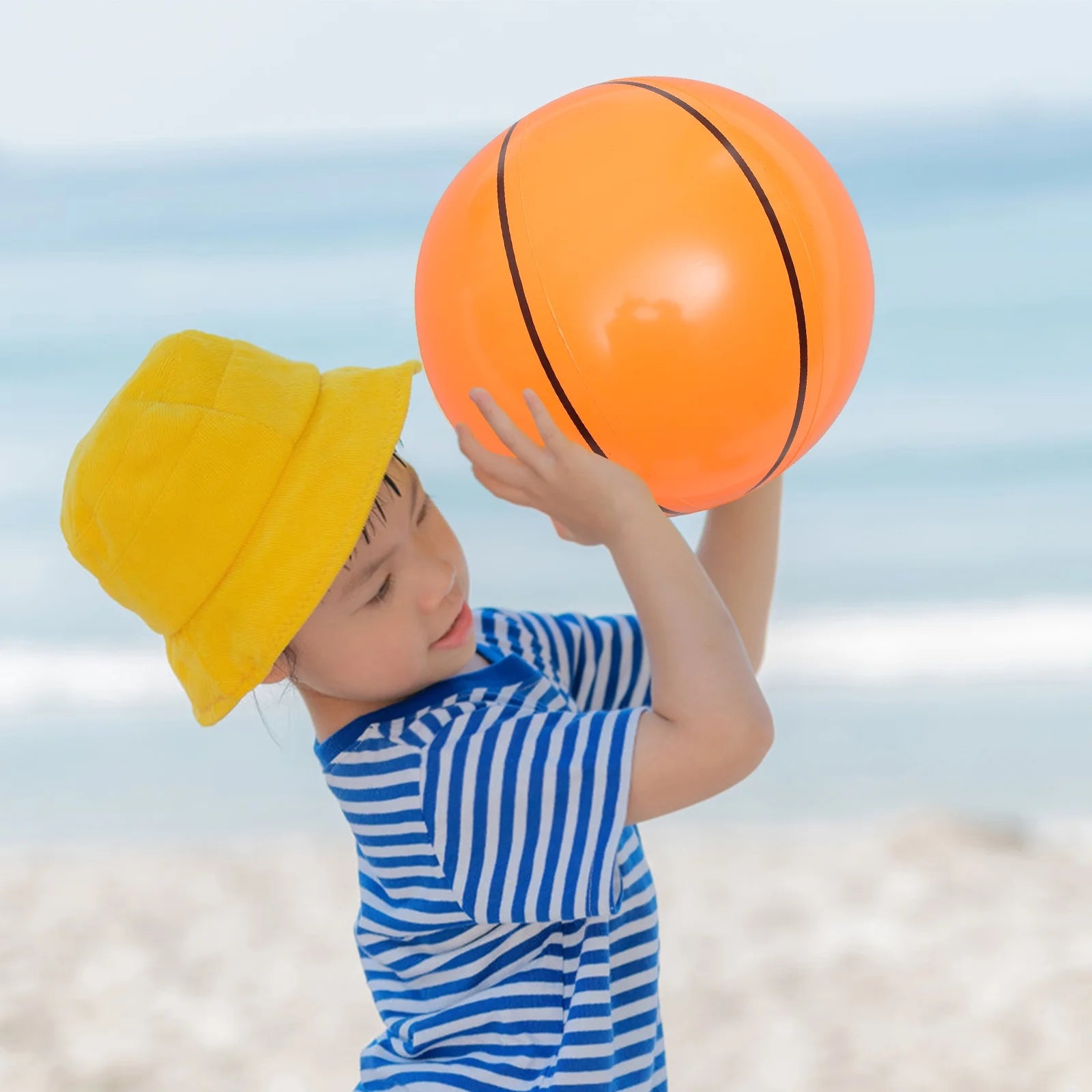 20 Pcs Inflatable Beach Ball Basketball Inflatable Toys Mini Beach Balls Soccer Toys Pool Party Child P76138