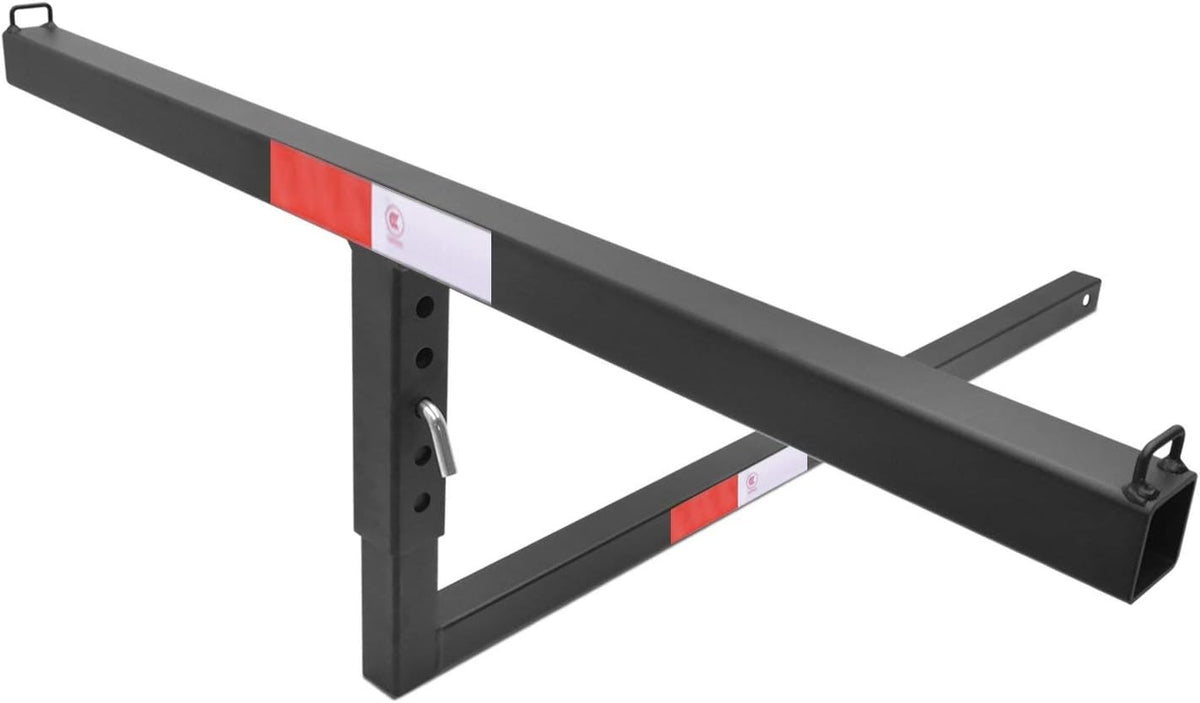2" Truck Bed Trailer Hitch Mount Extender 500 LBS Capacity Utility Adjustable Universal Pick Up Extension Rack A352