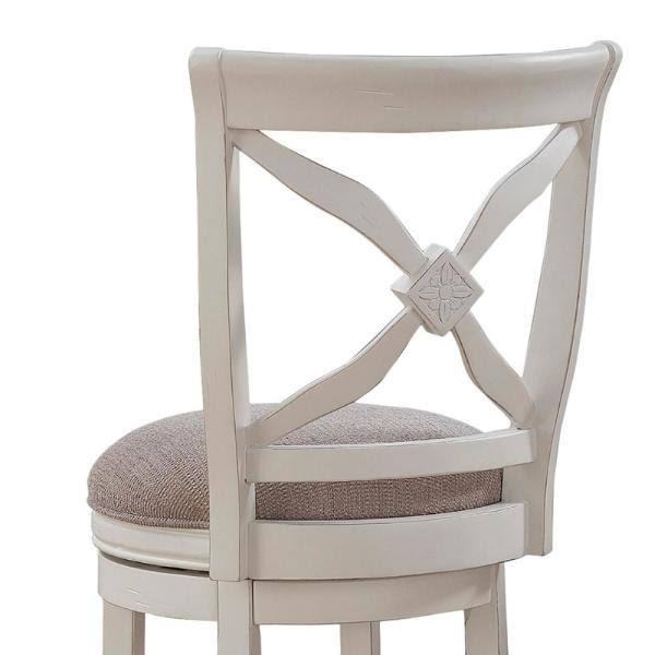 White Swivel Counter Stool U82840