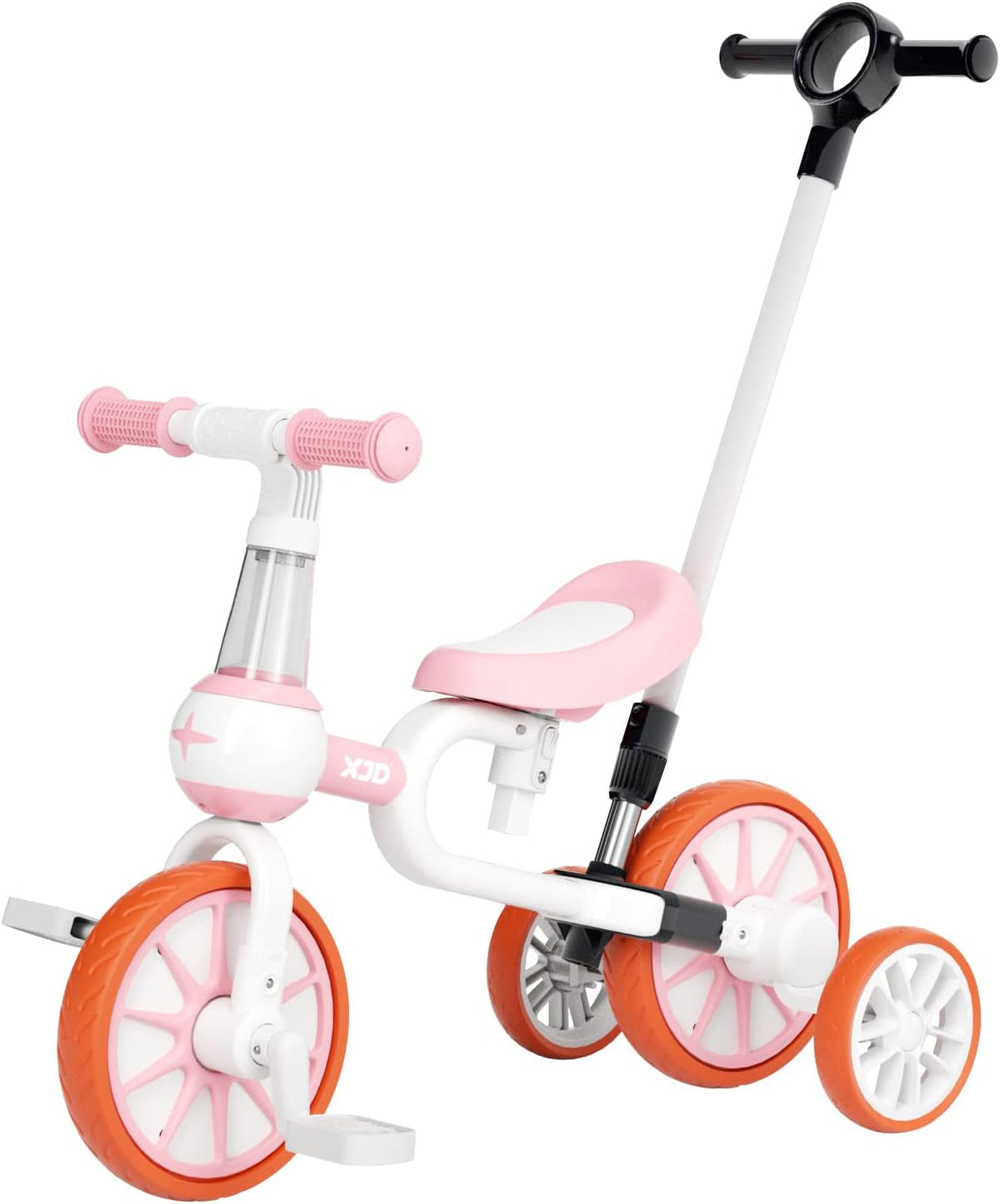 3 in 1 Baby Balance Bike Tricycle with Adjustable Seat Detachable Pedal, Blue Pack of 2 X279728