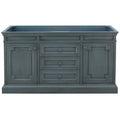 Distressed Blue Fog Bath Vanity Cabinet X46211
