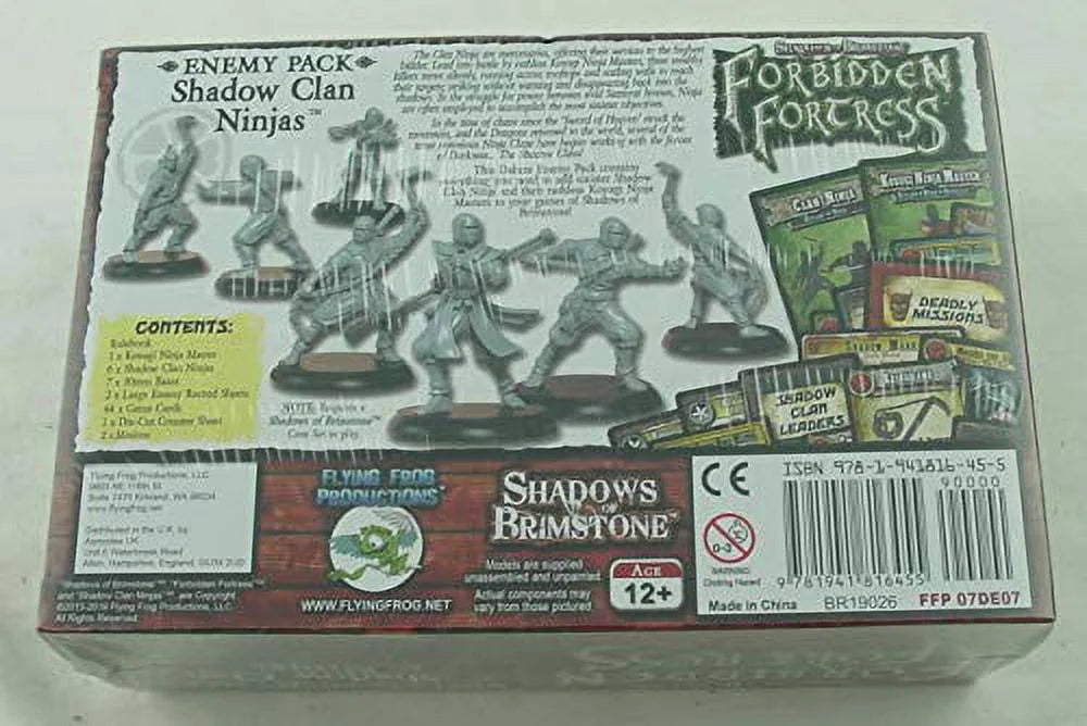 Shadow of Brimstone Clan Ninja Deluxe Enemy Pack Board Game R745