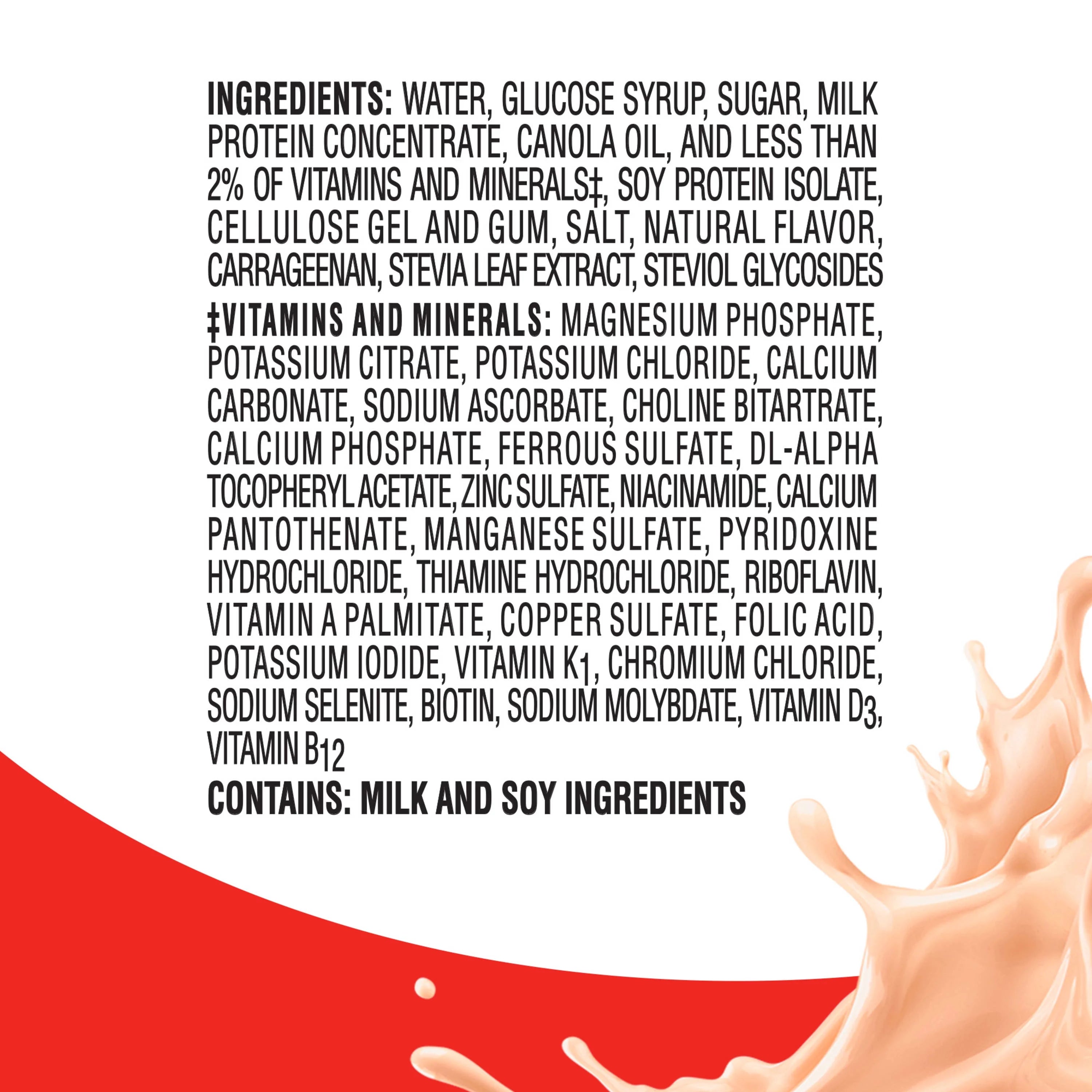 Creamy Strawberry Nutritional Drink, 10 g Protein, 15 - 8 fl oz Bottles V43147