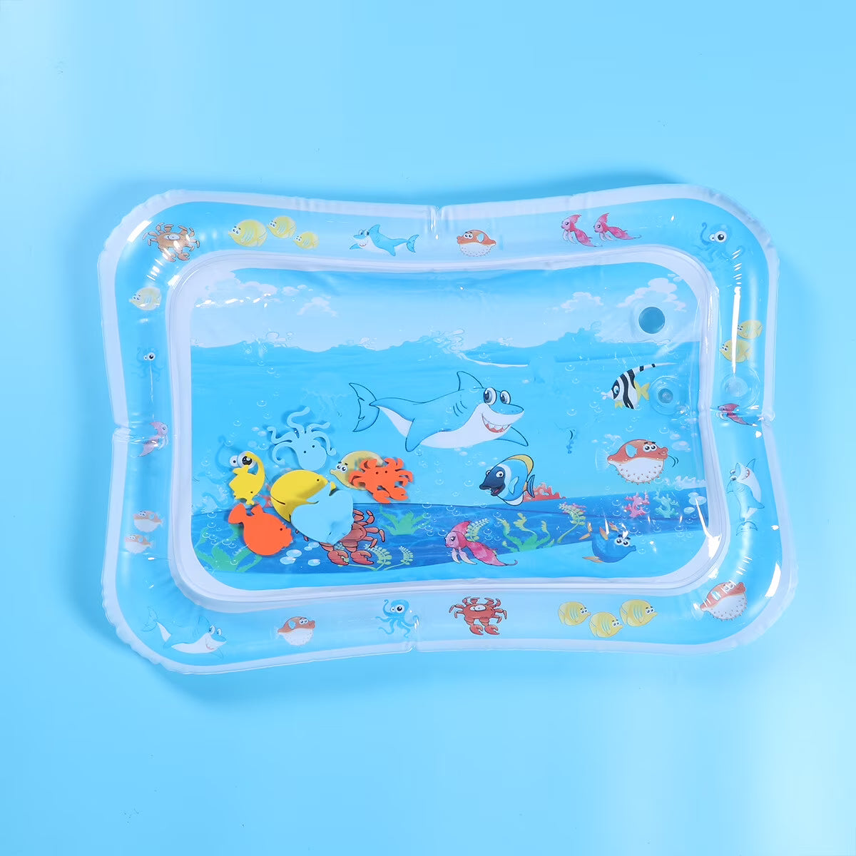 Inflatable Water Play Mat Baby Crawling Cushion (Shark Pattern) D159