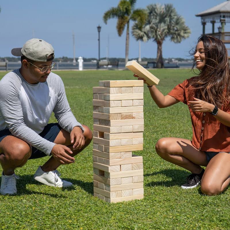 Giant Wooden Tumble Tower Game E981952