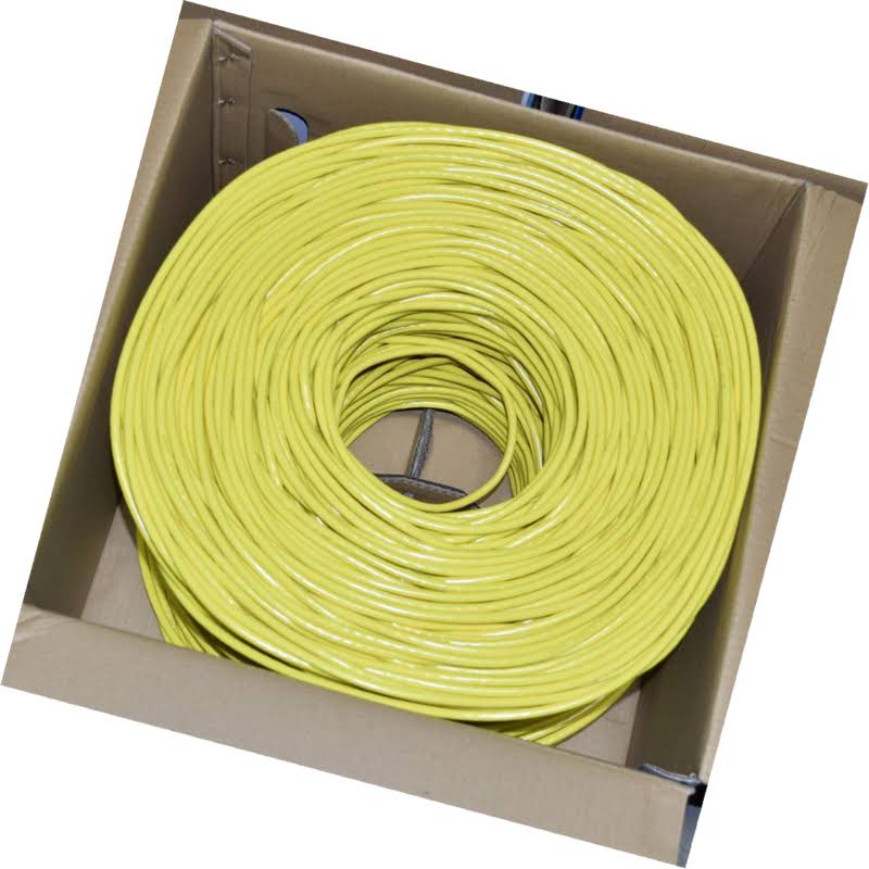 Cat6 Bulk Cable 1000ft Yellow W294