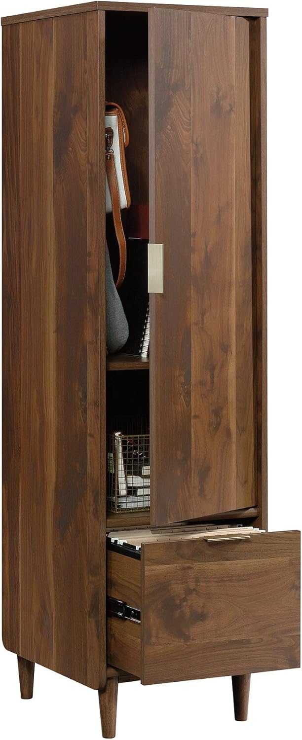 Storage Cabinet with File, Grand Walnut Finish R700