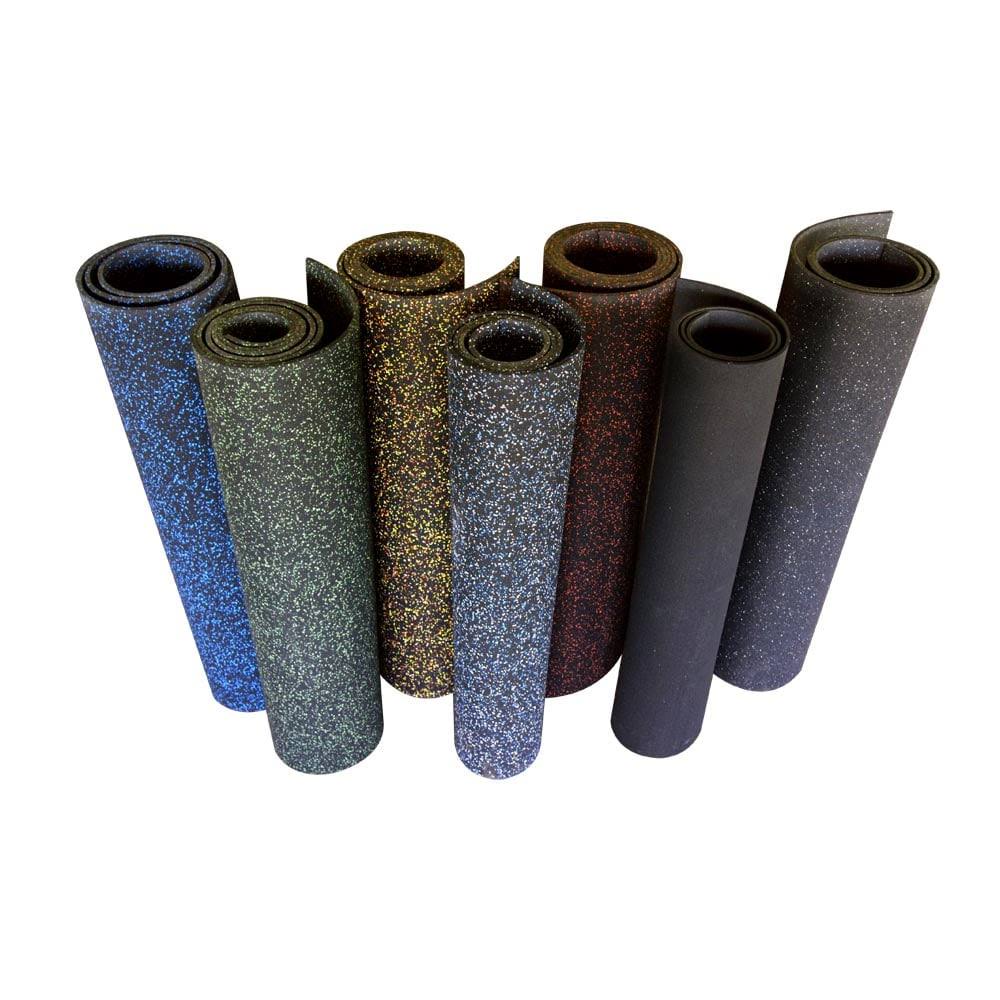 Elephant Bark Blue Dot 4 ft. x 4 ft. Rubber Flooring F725