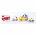 Wooden Toy Emergency Vehicle Set D1716