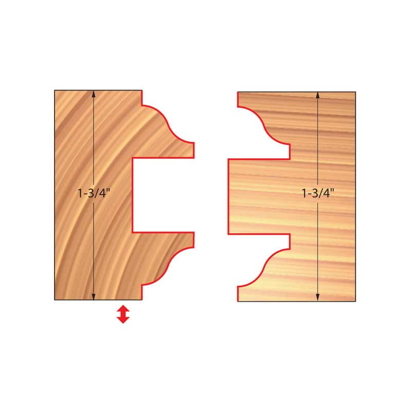 1-7/8-Inch Door Router Bit System X854551