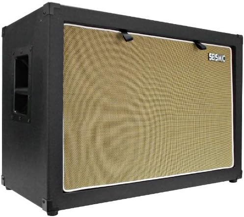 12 GUITAR SPEAKER CABINET EMPTY 7 Ply Birch 2x12 Speakerless Cab Orange Tolex Black Cloth Grill E737080