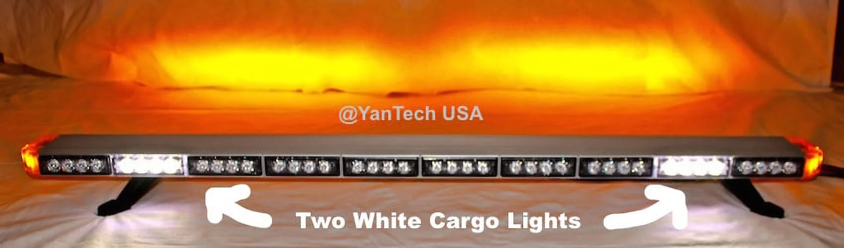 Amber LED Emergency Light Bar with Take Down, Cargo, Brake/Turn Signal R239812