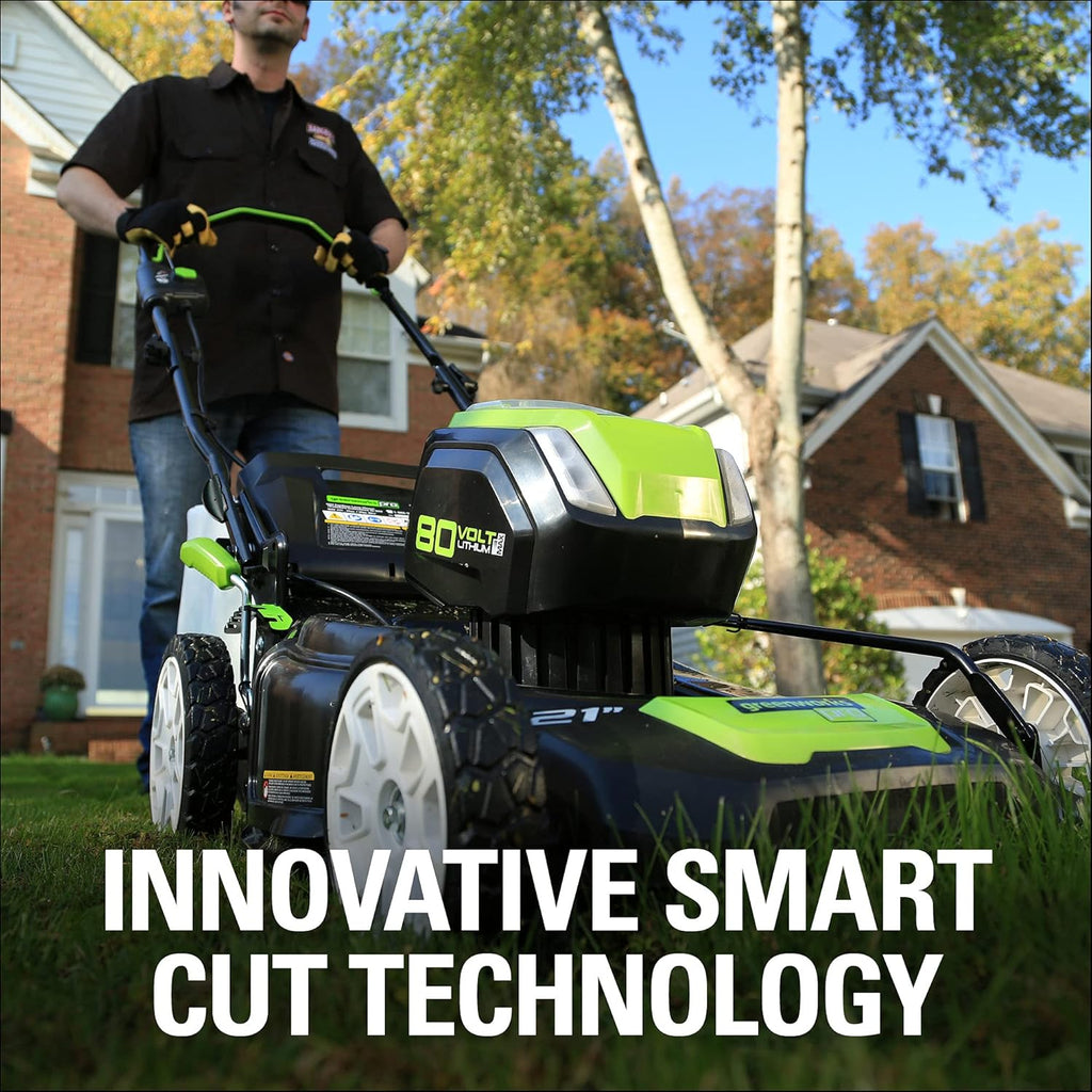 21" Brushless Cordless Lawn Mower with 4.0Ah Battery and Charger T2647