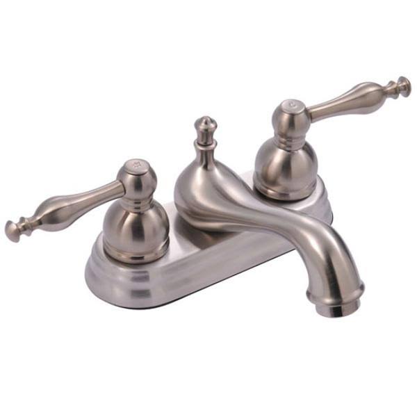 Chrome Two-Handle Centerset Lavatory Faucet with Pop-Up H7768