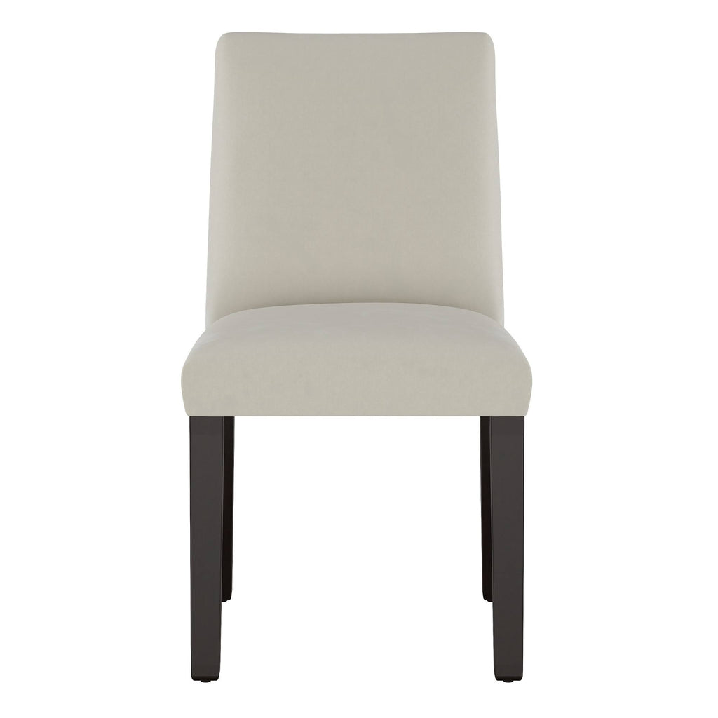 Light Gray Velvet Dining Chair S294194