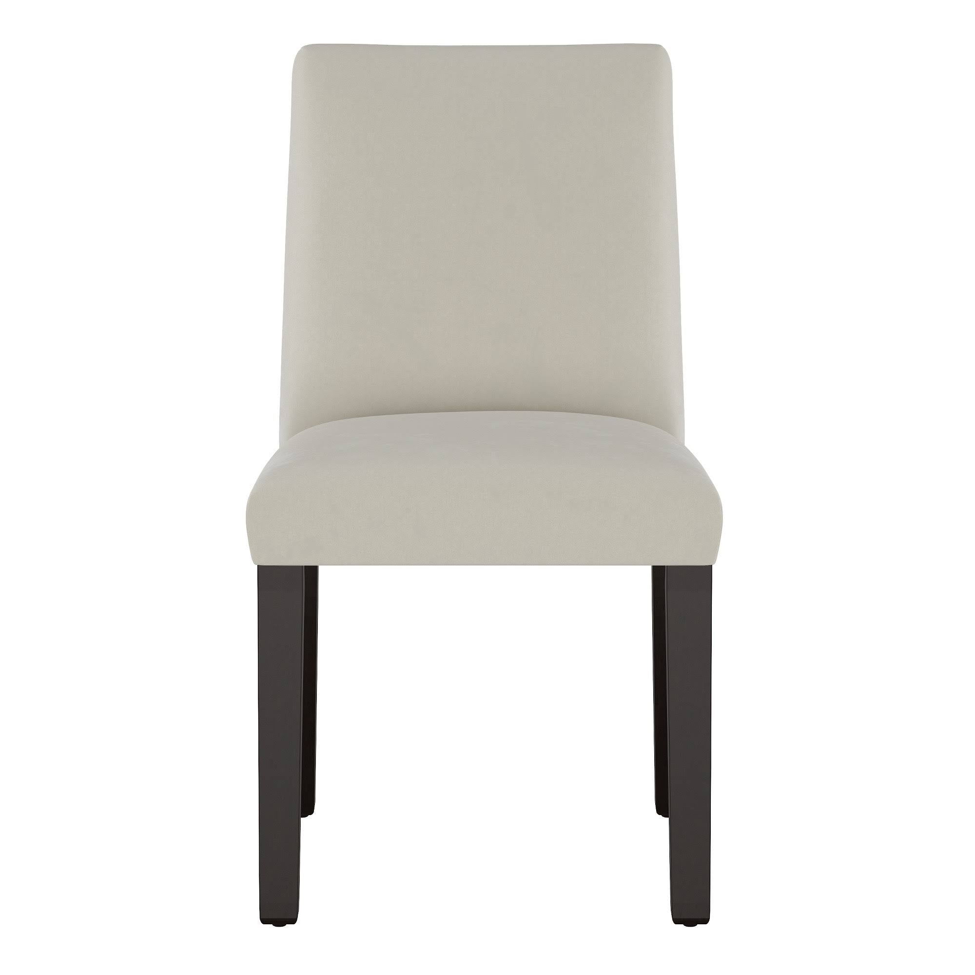 Light Gray Velvet Dining Chair S294194