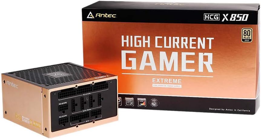 850 Watts 80 Plus Gold Modular Power Supply with 135mm Silent FDB Fan K6766