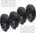 13" Solid Polyurethane Flat-Free Tire and Wheel Assemblies (4-Pack) M385
