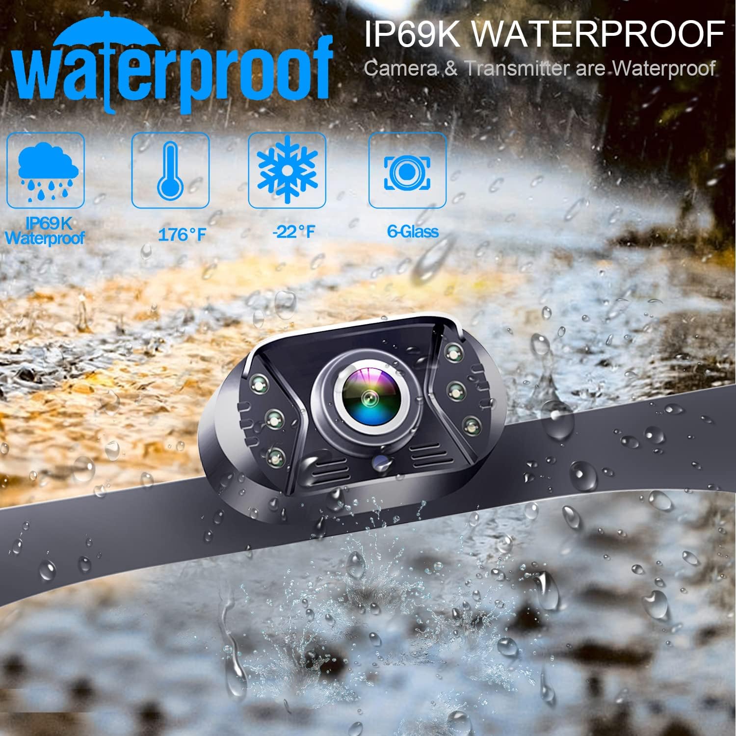 5 Inch HD 1080P Backup Camera Kit with Monitor E320
