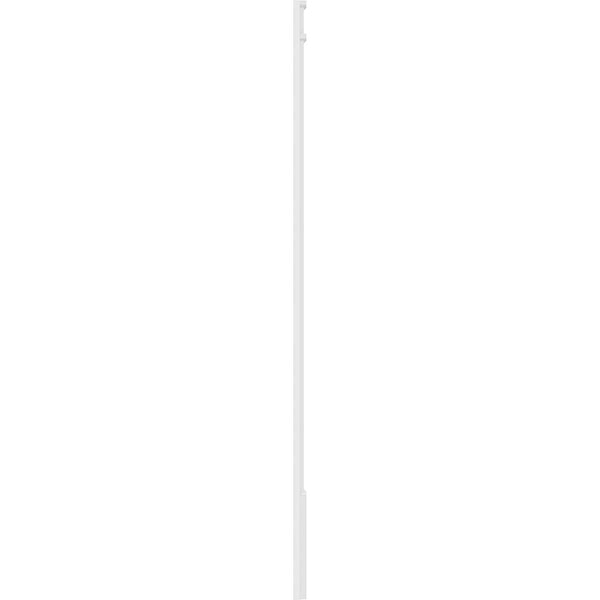 6x22W x 90x22H x 2x22P Raised Panel PVC Pilaster with Decorative Capital & Base (Pair) B167876
