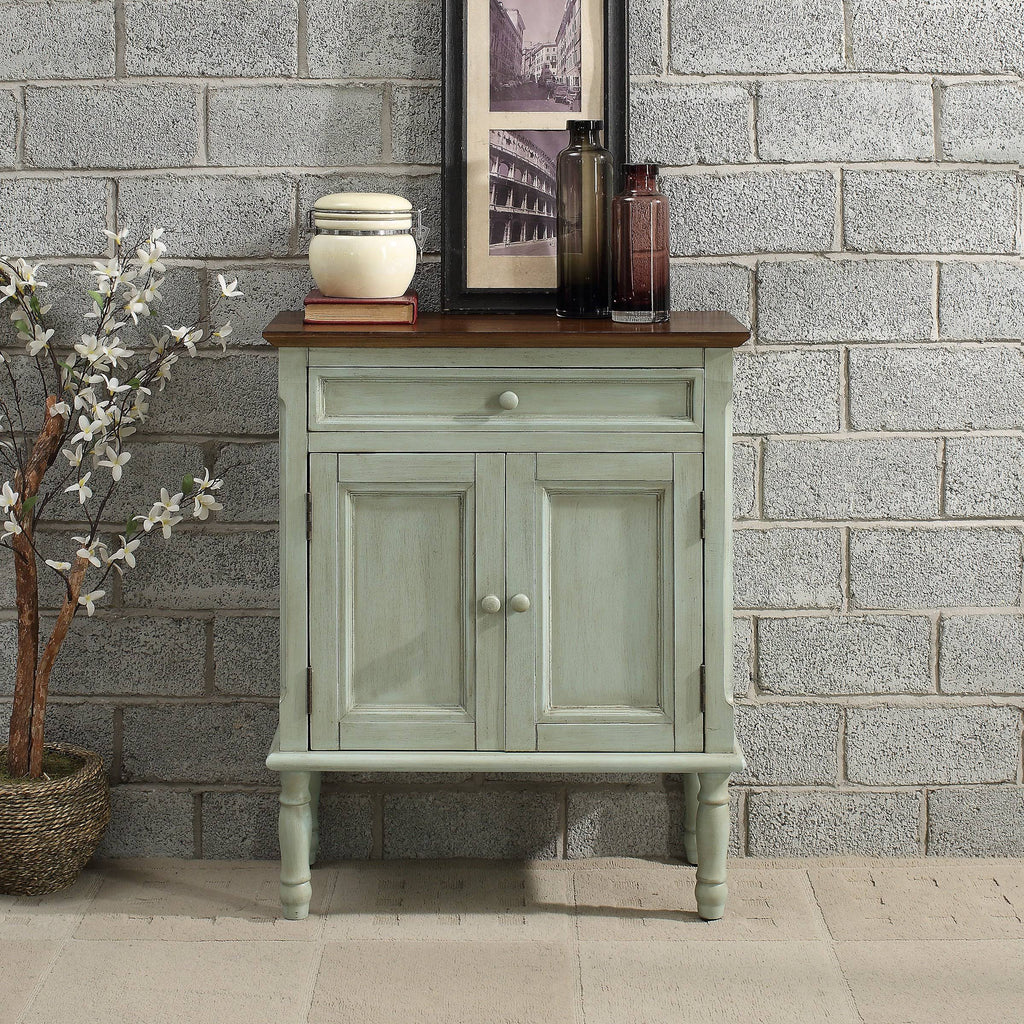 White Wood Accent Cabinet X87322