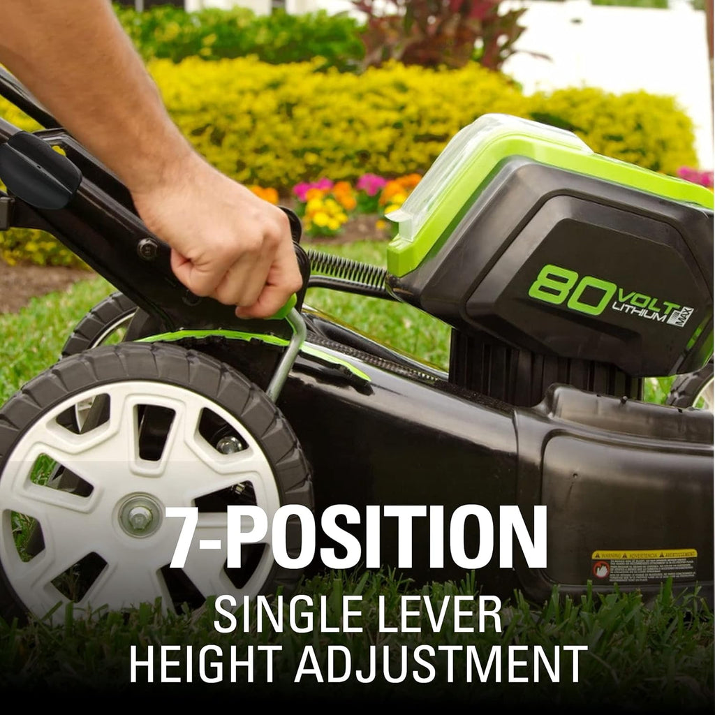 21" Brushless Cordless Lawn Mower with 4.0Ah Battery and Charger T2647