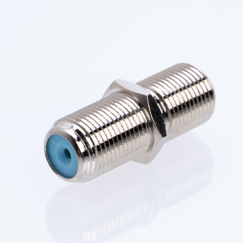 F81 F Female to Female Coupler F-Type Adapter Connector (100 Pack) Y7052