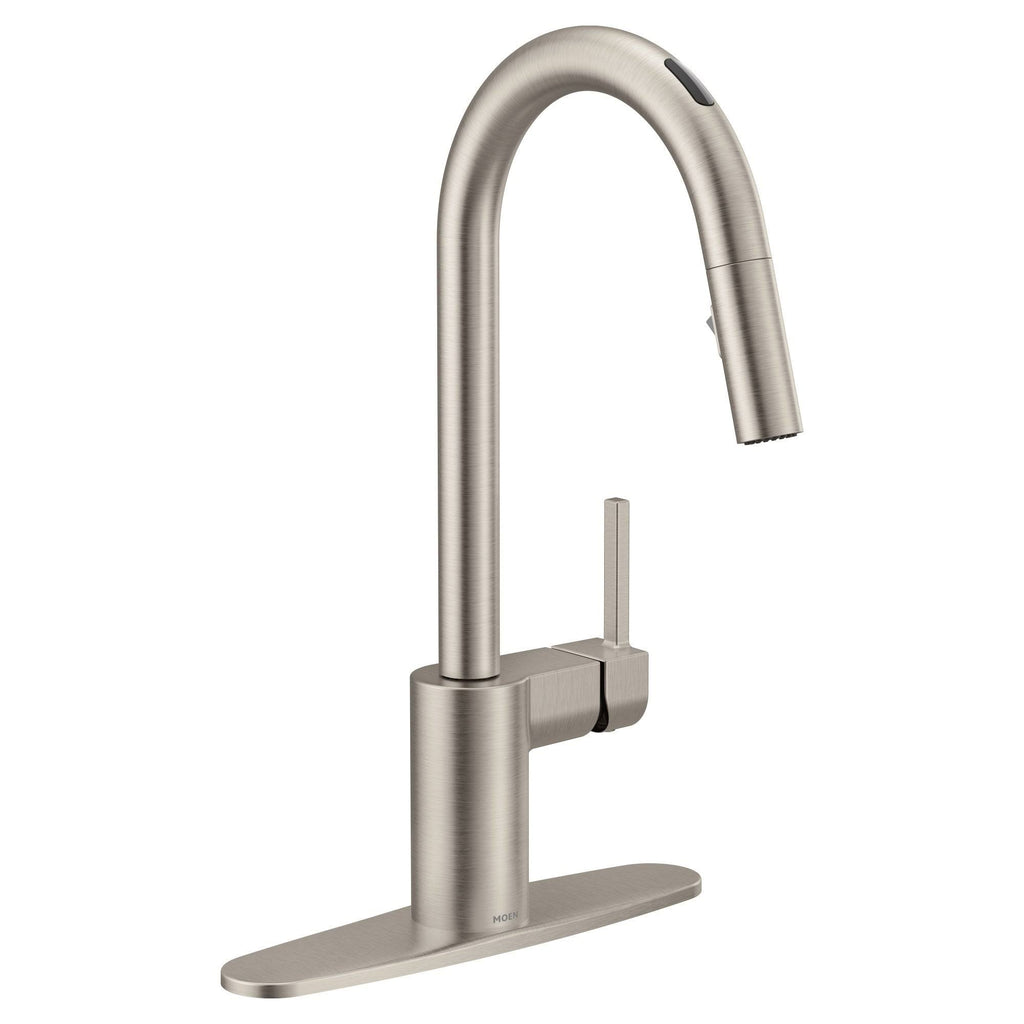 Black Stainless One Handle Pulldown Kitchen Faucet R306
