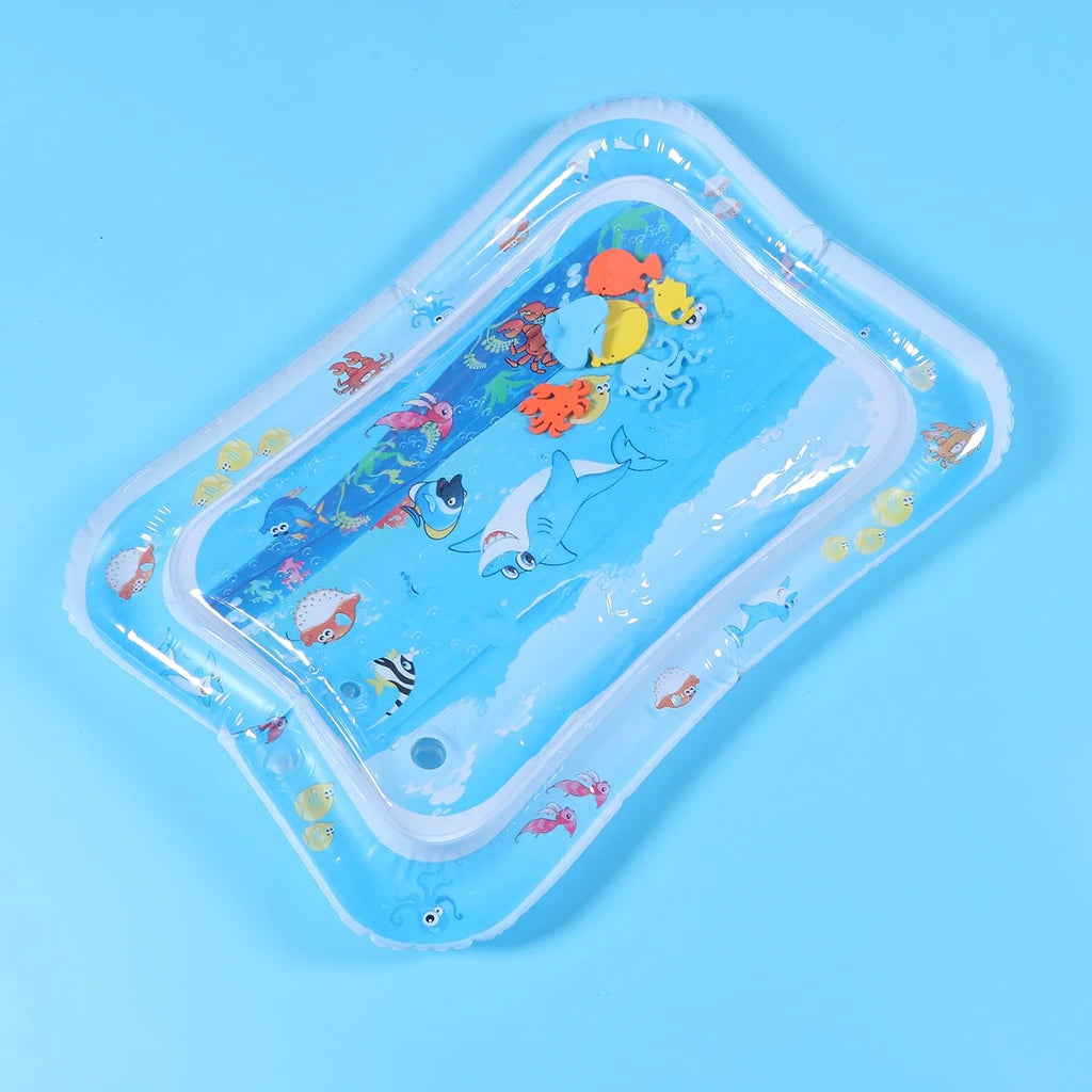 Inflatable Water Play Mat Baby Crawling Cushion (Shark Pattern) D159