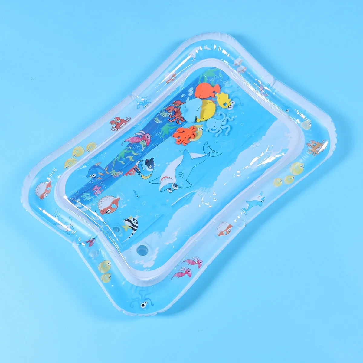 Inflatable Water Play Mat Baby Crawling Cushion (Shark Pattern) D159