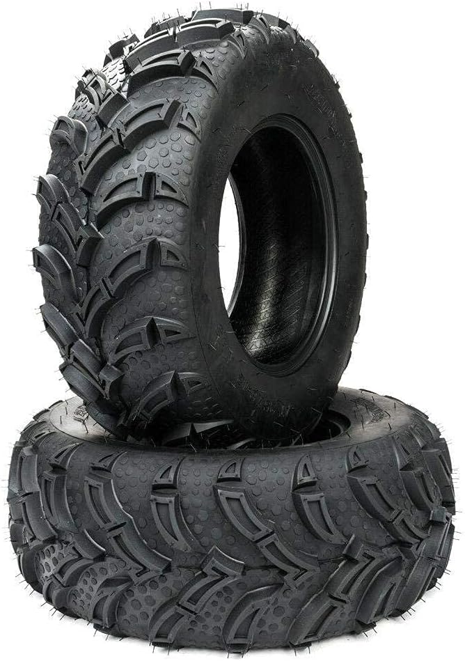 2 PCS All Terrain Tubeless ATV UTV Tires 25x10-12 Rear 6PR C765