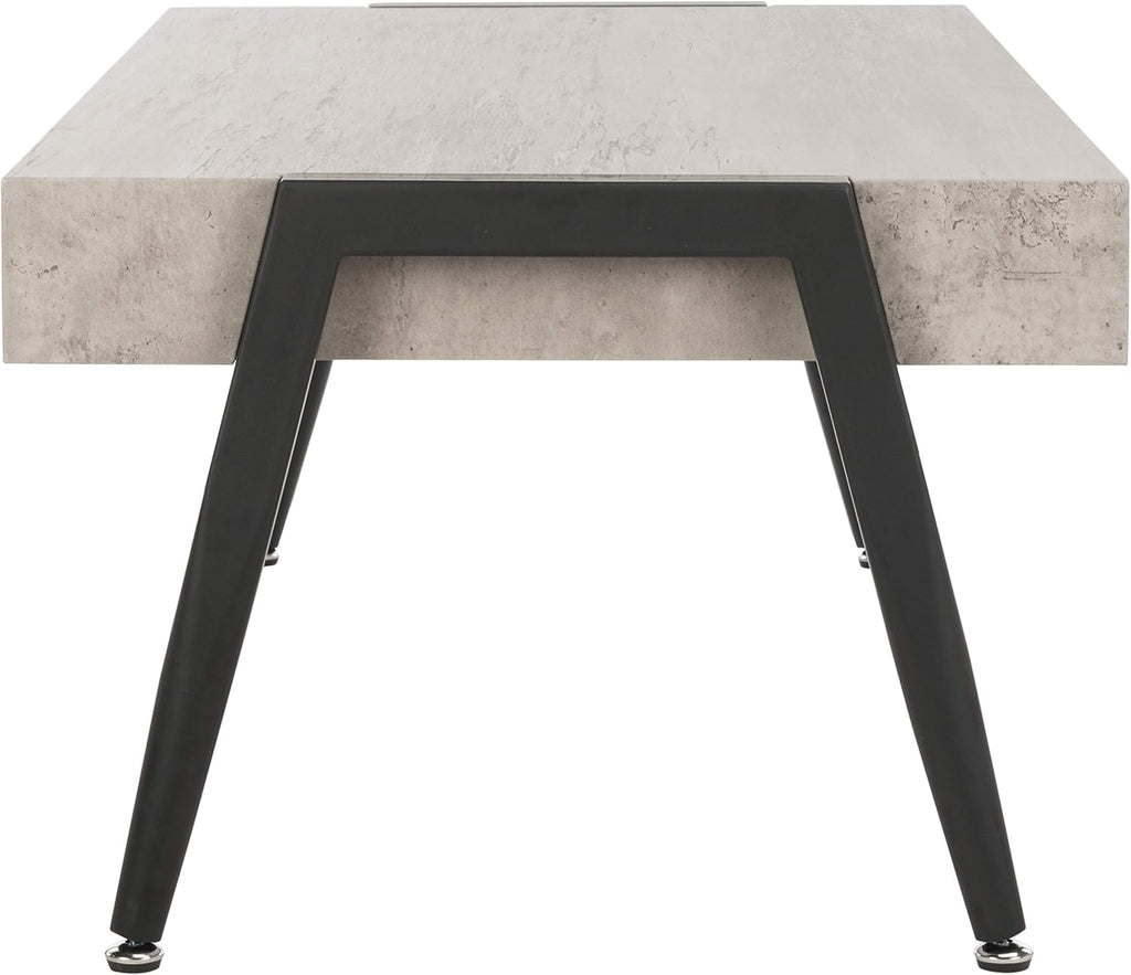 Light Grey and Black Coffee Table A25825