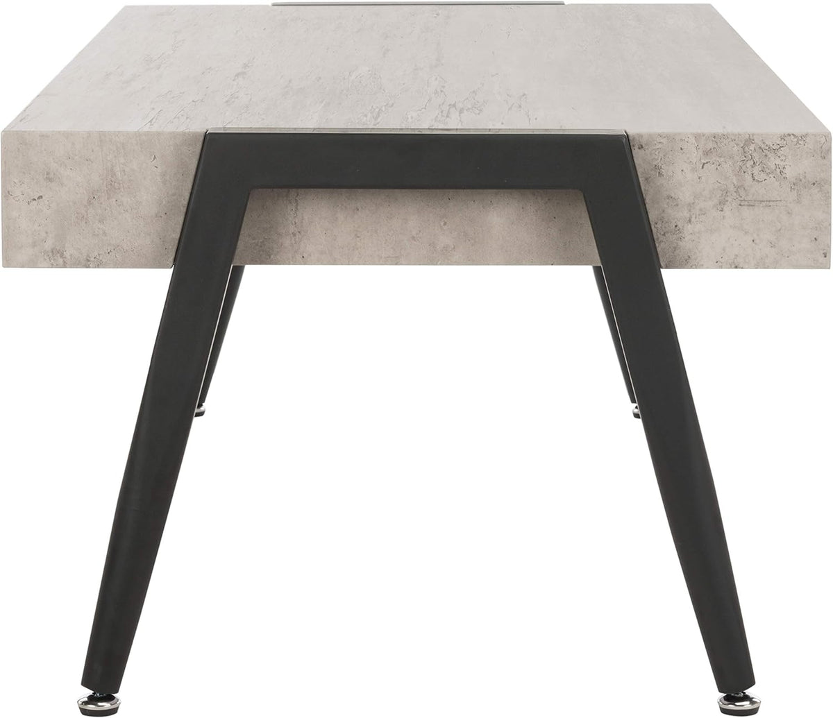 Light Grey and Black Coffee Table A25825