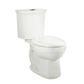 White Dual Flush Round Front Toilet F73338