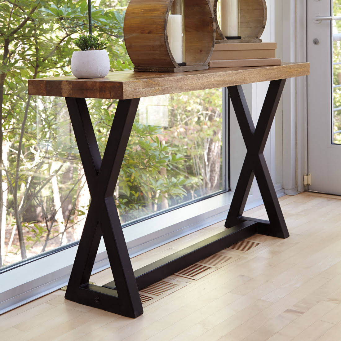 Light Brown Sofa Table G56939