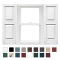 Raised Panel Vinyl Shutters (1 Pair) 14.75 x 59 White T215408