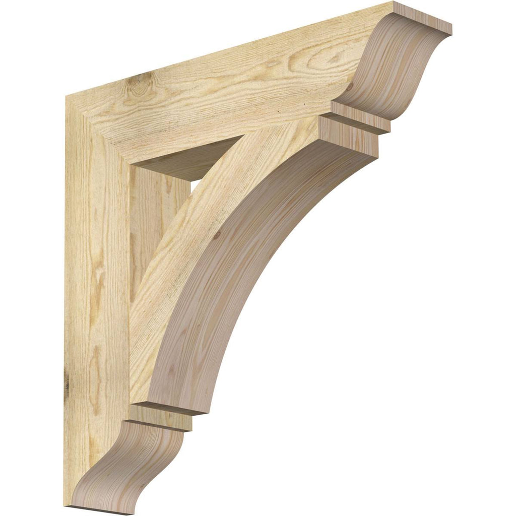 Thorton Traditional Rough Sawn Bracket, Douglas Fir H76822